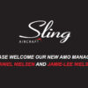 please welcome sling aircraft new amo managers daniel nielsen