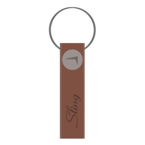 Sling Leather Key Ring
