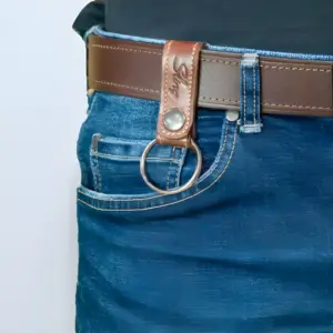 Sling Leather Key Ring